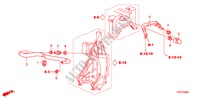 ONTLUCHTSLANG(L4) voor Honda ACCORD 2.4 LX 4 deuren 5-versnellings handgeschakelde versnellingsbak 2009
