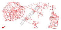 OVERSCHAKELVORK(L4) voor Honda ACCORD 2.4 LX 4 deuren 5-versnellings handgeschakelde versnellingsbak 2011