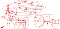 REM HOOFDCILINDER/HOOFDSPANNING voor Honda ACCORD 2.4 EX 4 deuren 5-traps automatische versnellingsbak 2010