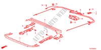 SCHUIFDAK KOMPONENTEN voor Honda ACCORD 2.4 LX 4 deuren 5-versnellings handgeschakelde versnellingsbak 2011