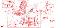 V. ZITTING COMPONENTEN(R.)(HANDMATIGE ZITTING) voor Honda ACCORD 2.4 EX 4 deuren 5-traps automatische versnellingsbak 2008