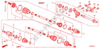 VOOR AANDRIJFAS/HALVE AS(V6) voor Honda ACCORD 3.5 LX 4 deuren 5-traps automatische versnellingsbak 2010