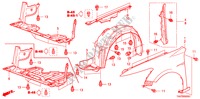VOOR KAPPEN voor Honda ACCORD 3.5 EX 4 deuren 5-traps automatische versnellingsbak 2011
