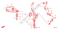 VOOR KNOKKEL voor Honda ACCORD 2.4 LX 4 deuren 5-versnellings handgeschakelde versnellingsbak 2011