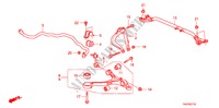 VOOR ONDER ARM voor Honda ACCORD 2.4 LX 4 deuren 5-versnellings handgeschakelde versnellingsbak 2011