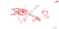 STUURKOLOM voor Honda ACCORD 24EXI  SASO MIRROR 4 deuren 5-traps automatische versnellingsbak 2012