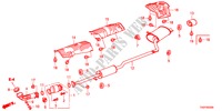 UITLAATPIJP(L4) voor Honda ACCORD 24LXI 4 deuren 5-traps automatische versnellingsbak 2012