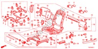 V. ZITTING COMPONENTEN(L.)(VOLLEDIG BEKRACHTIGDE ZITTING) voor Honda ACCORD 35EXI 4 deuren 5-traps automatische versnellingsbak 2012