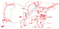 AIRCONDITIONER(SLANGEN/PIJPEN)(V6) voor Honda ACCORD V6 EX 2 deuren 5-traps automatische versnellingsbak 2010