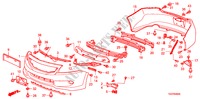 BUMPERS voor Honda ACCORD V6 EX 2 deuren 5-traps automatische versnellingsbak 2011
