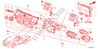 CENTER MODULE(NAVIGATIE) voor Honda ACCORD V6 EX 2 deuren 5-traps automatische versnellingsbak 2011