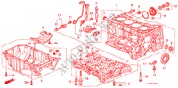 CILINDERBLOK/OLIEPAN(L4) voor Honda ACCORD 2.4 EXG 2 deuren 5-traps automatische versnellingsbak 2011