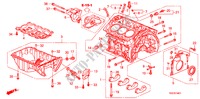 CILINDERBLOK/OLIEPAN(V6) voor Honda ACCORD V6 EXG 2 deuren 5-traps automatische versnellingsbak 2011