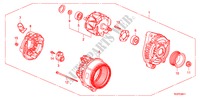GENERATOR(DENSO)(V6) voor Honda ACCORD V6 EX 2 deuren 5-traps automatische versnellingsbak 2011