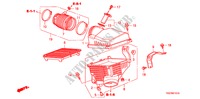 LUCHTFILTER(V6) voor Honda ACCORD V6 EX 2 deuren 5-traps automatische versnellingsbak 2011