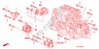 MOTOR BEVESTIGING BEUGEL(L4) voor Honda ACCORD 2.4 EXG 2 deuren 5-traps automatische versnellingsbak 2011