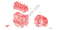 MOTOR MONTAGE/VERSNELLINGSBAKSAMENSTEL(L4) voor Honda ACCORD 2.4 EX 2 deuren 5-traps automatische versnellingsbak 2011