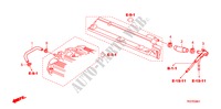 ONTLUCHTER PIJP(V6) voor Honda ACCORD V6 EXG 2 deuren 5-traps automatische versnellingsbak 2011