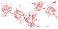 ONTSTEKINGSRIEM AFDEKKING(V6) voor Honda ACCORD V6 EX 2 deuren 5-traps automatische versnellingsbak 2011
