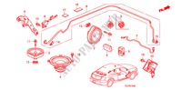 RADIO ANTENNE/LUIDSPREKER voor Honda ACCORD 2.4 EX 2 deuren 5-traps automatische versnellingsbak 2010