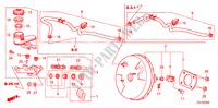 REM HOOFDCILINDER/HOOFDSPANNING voor Honda ACCORD V6 EX 2 deuren 5-traps automatische versnellingsbak 2009