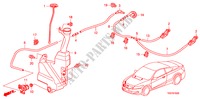 RUITESPROEIER voor Honda ACCORD 2.4 EX 2 deuren 5-traps automatische versnellingsbak 2010