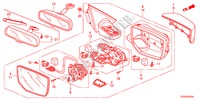 SPIEGEL voor Honda ACCORD V6 EXG 2 deuren 5-traps automatische versnellingsbak 2011