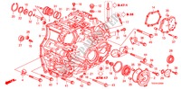 TRANSMISSIE HUIS(V6) voor Honda ACCORD V6 EX 2 deuren 5-traps automatische versnellingsbak 2011