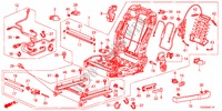 V. ZITTING COMPONENTEN(L.)(BEKRACHTIGING HOOGTE) voor Honda ACCORD V6 EX 2 deuren 5-traps automatische versnellingsbak 2009