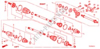 VOOR AANDRIJFAS/HALVE AS(V6) voor Honda ACCORD V6 EXG 2 deuren 5-traps automatische versnellingsbak 2011