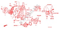 WATERPOMP(L4) voor Honda ACCORD 2.4 EX 2 deuren 5-traps automatische versnellingsbak 2011