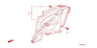 ZIJDE VOERING voor Honda ACCORD V6 EXG 2 deuren 5-traps automatische versnellingsbak 2011