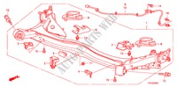 ACHTER AS voor Honda JAZZ 1.4 LS 5 deuren 5-versnellings handgeschakelde versnellingsbak 2009
