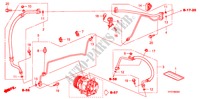 AIRCONDITIONER (SLANGEN/PIJPEN) (LH) voor Honda JAZZ 1.4 LS 5 deuren 5-versnellings handgeschakelde versnellingsbak 2009