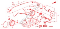 ANTENNE/LUIDSPREKER voor Honda JAZZ 1.4 LS 5 deuren 5-versnellings handgeschakelde versnellingsbak 2009