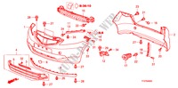 BUMPERS(1) voor Honda JAZZ 1.4 LS 5 deuren 5-versnellings handgeschakelde versnellingsbak 2009