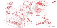 INSTRUMENTEN AFWERKING(PASSAGIERZIJKANT) (RH) voor Honda JAZZ 1.2 SE 5 deuren 5-versnellings handgeschakelde versnellingsbak 2009