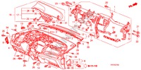 INSTRUMENTEN PANEEL(LH) voor Honda JAZZ 1.4 LS 5 deuren 5-versnellings handgeschakelde versnellingsbak 2009