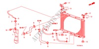 RADIATOR SLANG/ RESERVETANK voor Honda JAZZ 1.4 LS 5 deuren 5-versnellings handgeschakelde versnellingsbak 2009