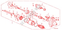 STARTMOTOR(DENSO) voor Honda JAZZ 1.4 LS 5 deuren 5-versnellings handgeschakelde versnellingsbak 2009