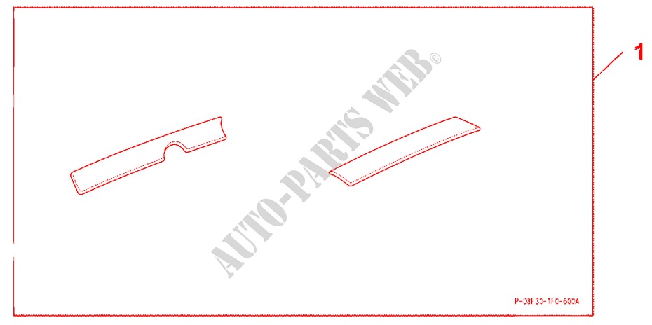 CHROMEN DECORATIE OP ACHTERKLEP voor Honda JAZZ 1.2 SE 5 deuren 5-versnellings handgeschakelde versnellingsbak 2009