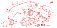 ANTENNE/LUIDSPREKER voor Honda JAZZ 1.4 LSS 5 deuren 5-versnellings handgeschakelde versnellingsbak 2010