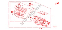 AUDIO UNIT(LH) voor Honda JAZZ 1.4 ES   TEMP TIRE 5 deuren 5-versnellings handgeschakelde versnellingsbak 2010