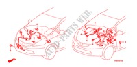 BEDRADINGSBUNDEL(LH)(3) voor Honda JAZZ 1.4 LSS 5 deuren 5-versnellings handgeschakelde versnellingsbak 2010
