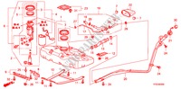BRANDSTOF TANK voor Honda JAZZ 1.2 LSE 5 deuren 5-versnellings handgeschakelde versnellingsbak 2010