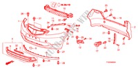 BUMPERS(1) voor Honda JAZZ 1.5 EX 5 deuren 5-versnellings handgeschakelde versnellingsbak 2010