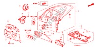 INSTRUMENTEN AFWERKING(BESTUURDERZIJKANT)(LH) voor Honda JAZZ 1.4 LSS  TEMP TIRE 5 deuren intelligente transmissie IMT 2010