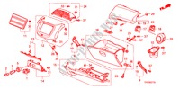 INSTRUMENTEN AFWERKING(PASSAGIERZIJKANT)(LH) voor Honda JAZZ 1.4 LSSH 5 deuren 5-versnellings handgeschakelde versnellingsbak 2010