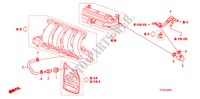 ONTLUCHTER PIJP voor Honda JAZZ 1.4 LS   TEMP TIRE 5 deuren 5-versnellings handgeschakelde versnellingsbak 2010