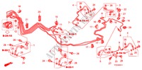 REMPIJP/SLANG(LH)(SCHIJF)(ABS) voor Honda JAZZ 1.2 SE   TEMP TIRE 5 deuren 5-versnellings handgeschakelde versnellingsbak 2010